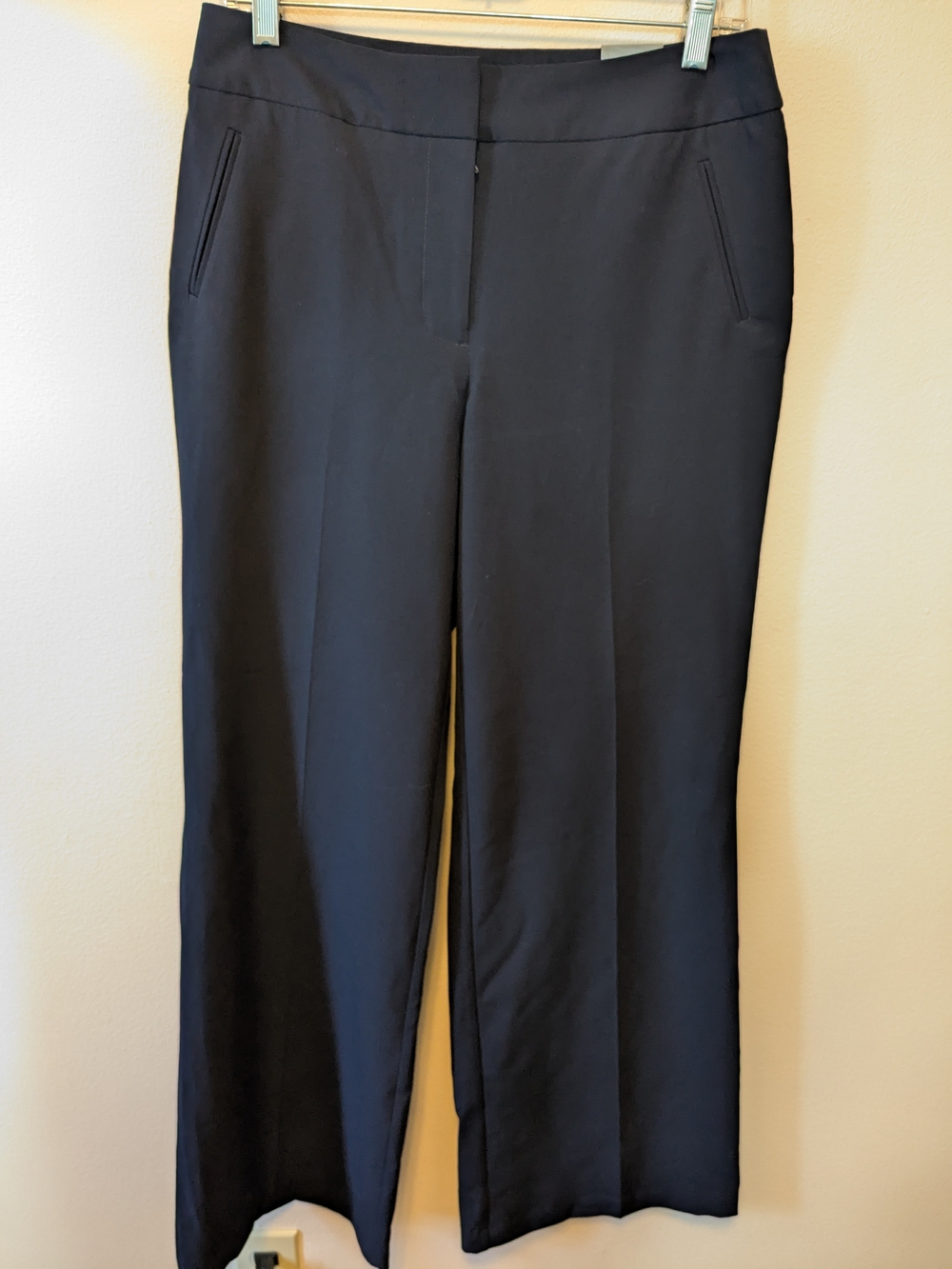 Chico's Blue Straight-Leg Dress Pants